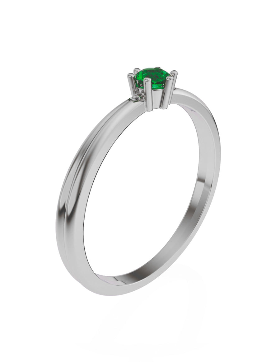 ANILLO DE ORO CON CIRCONIA