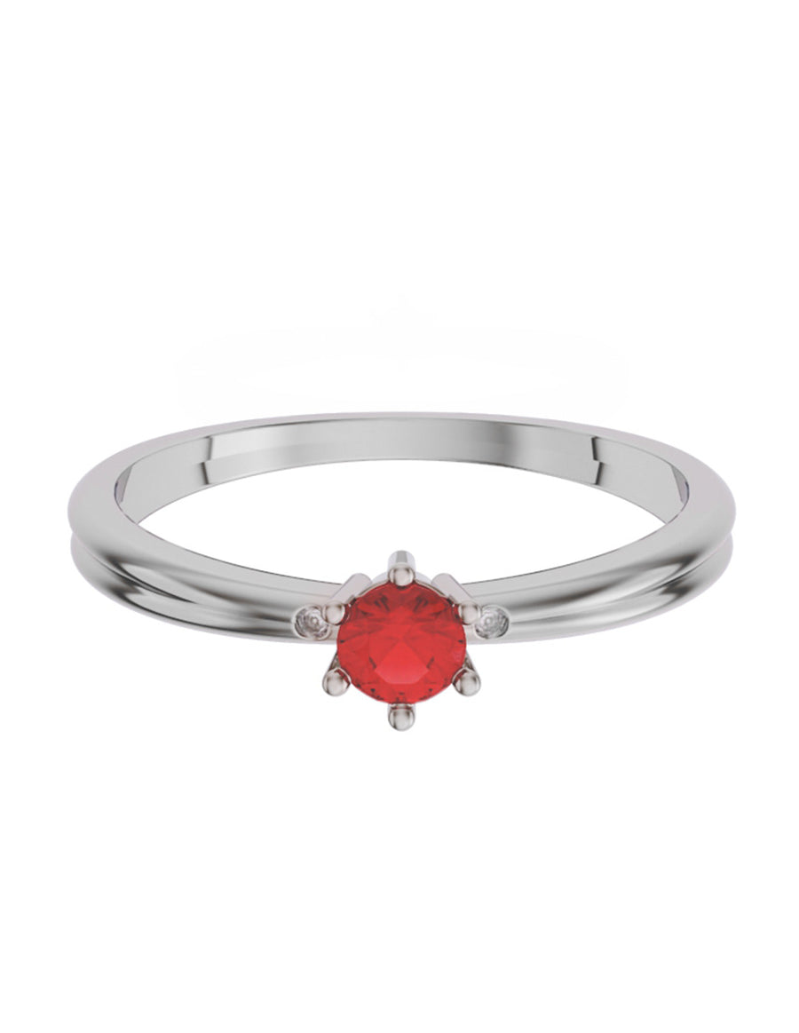 ANILLO DE ORO CON CIRCONIA