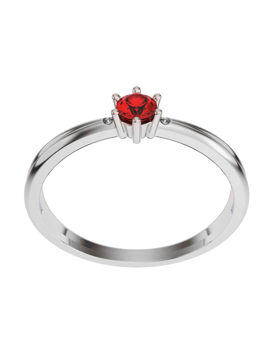 ANILLO DE ORO CON CIRCONIA