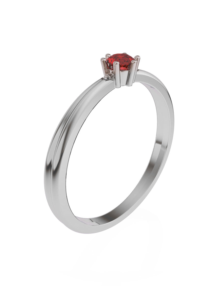 ANILLO DE ORO CON CIRCONIA