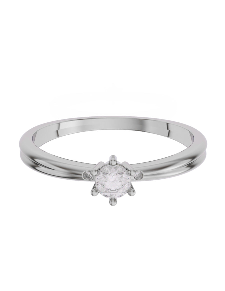 ANILLO DE ORO CON CIRCONIA