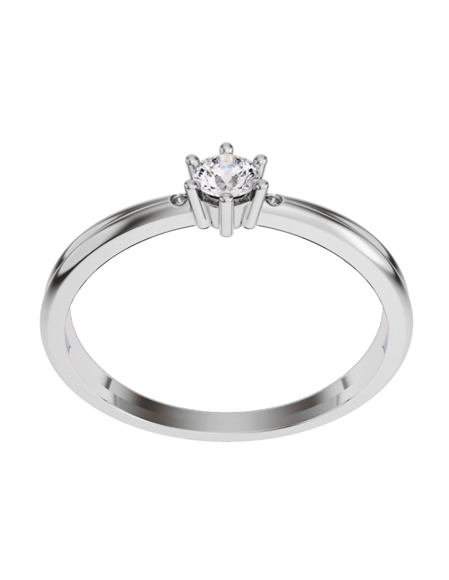 ANILLO DE ORO CON CIRCONIA