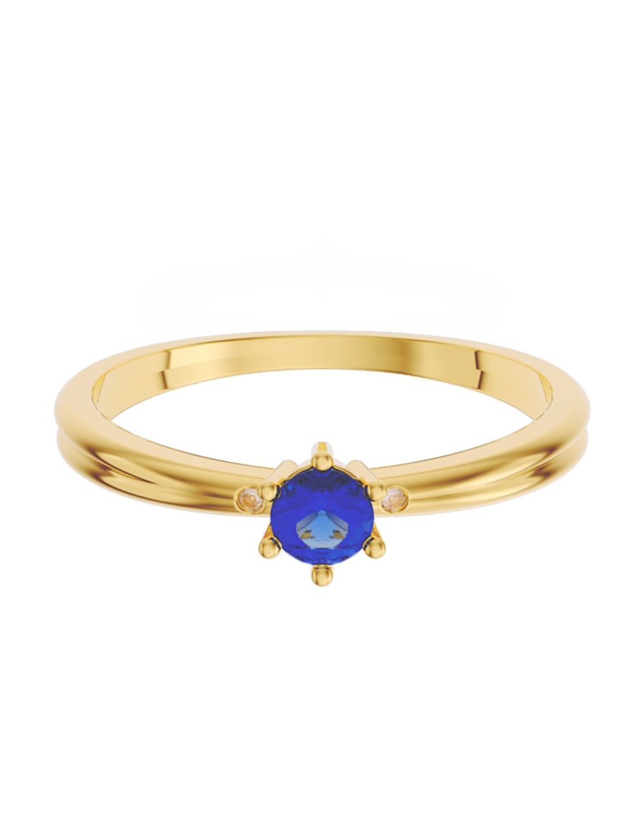 ANILLO DE ORO CON CIRCONIA