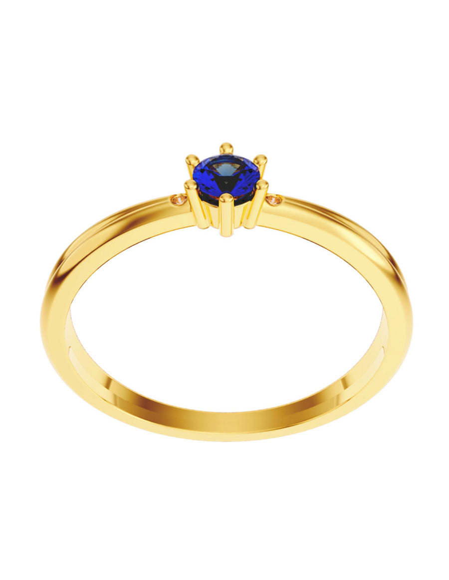 ANILLO DE ORO CON CIRCONIA