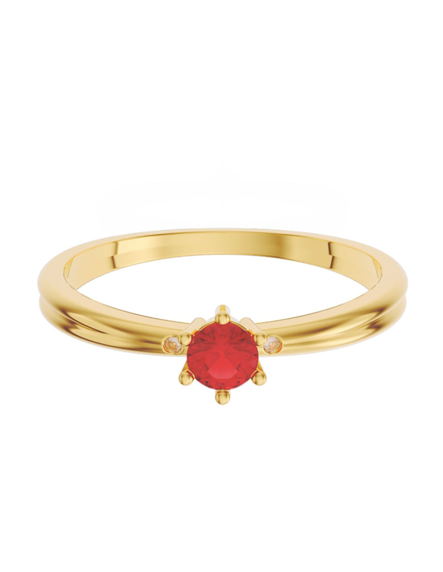 ANILLO DE ORO CON CIRCONIA