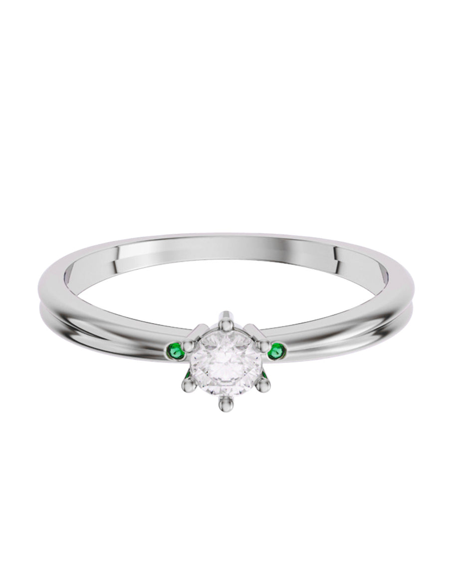 ANILLO DE ORO CON CIRCONIA