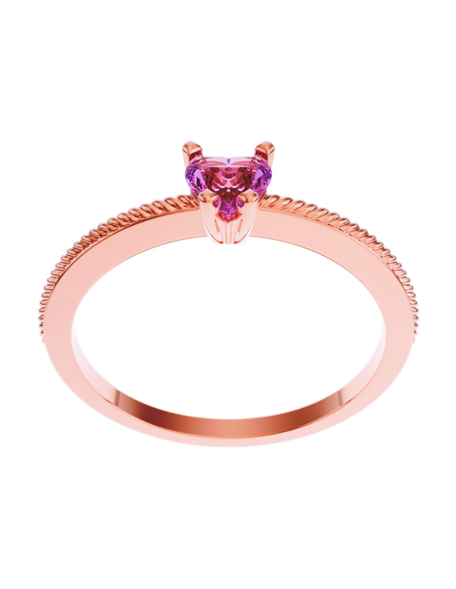 ANILLO DE ORO CON CIRCONIA