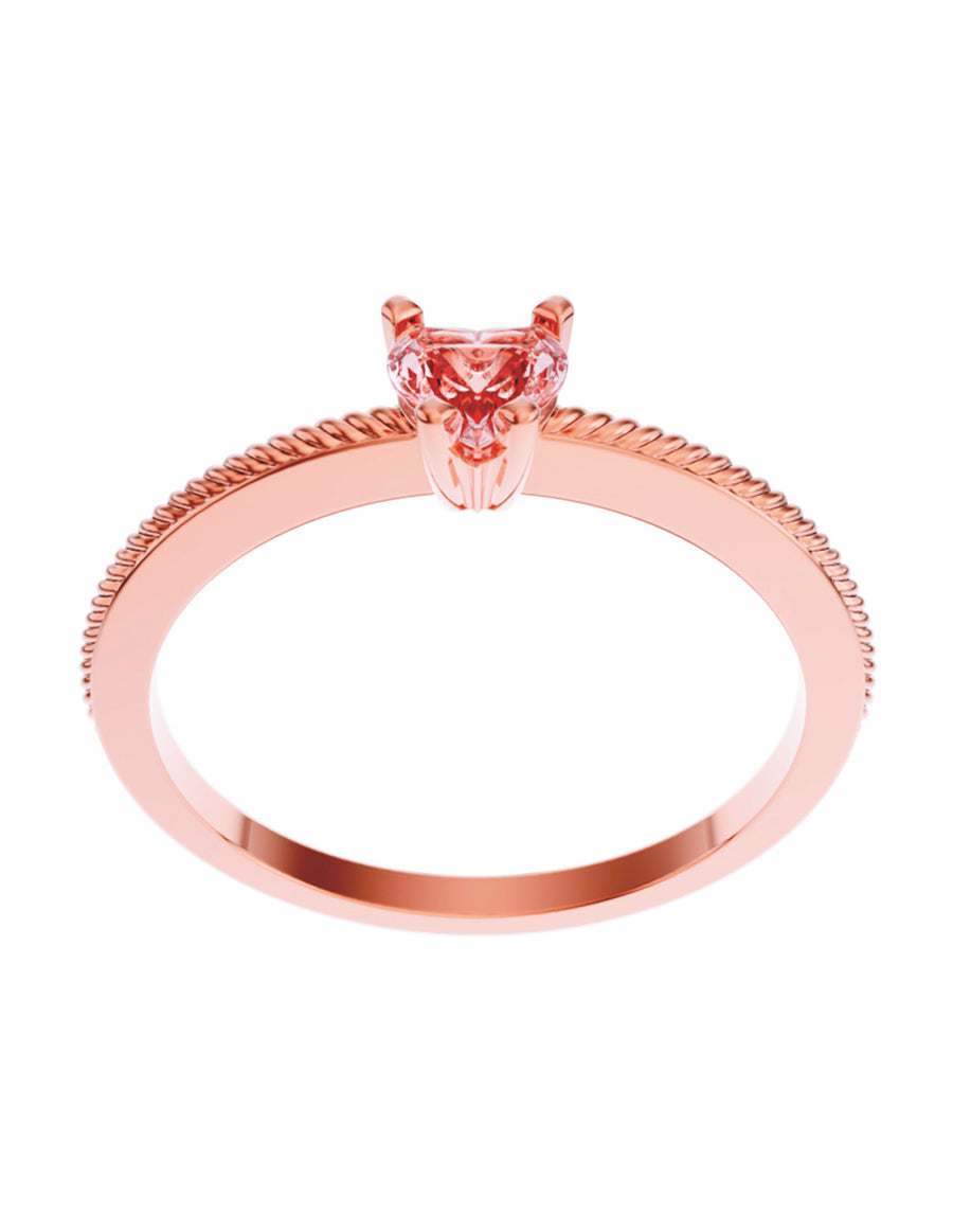 ANILLO DE ORO CON CIRCONIA