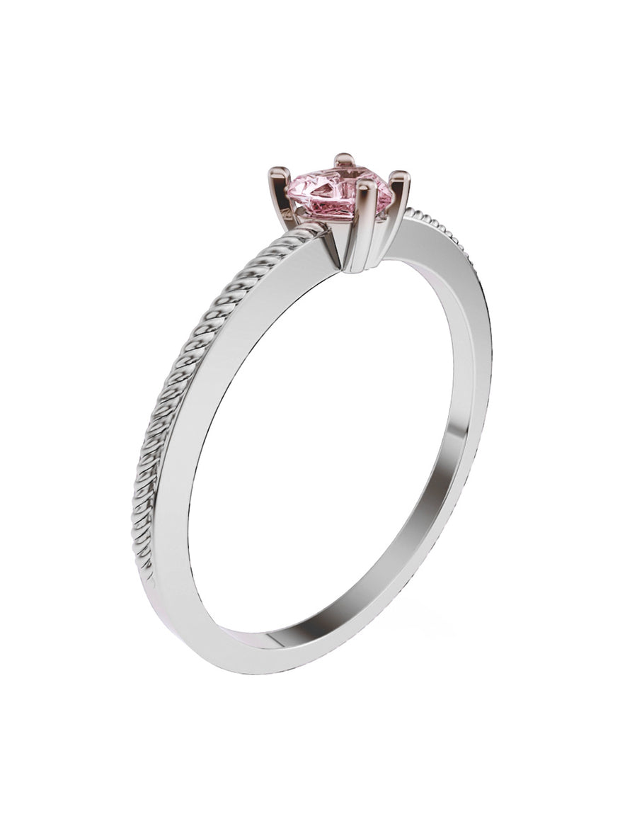 ANILLO DE ORO CON CIRCONIA
