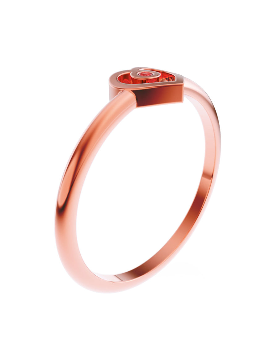 ANILLO DE ORO CON CIRCONIA