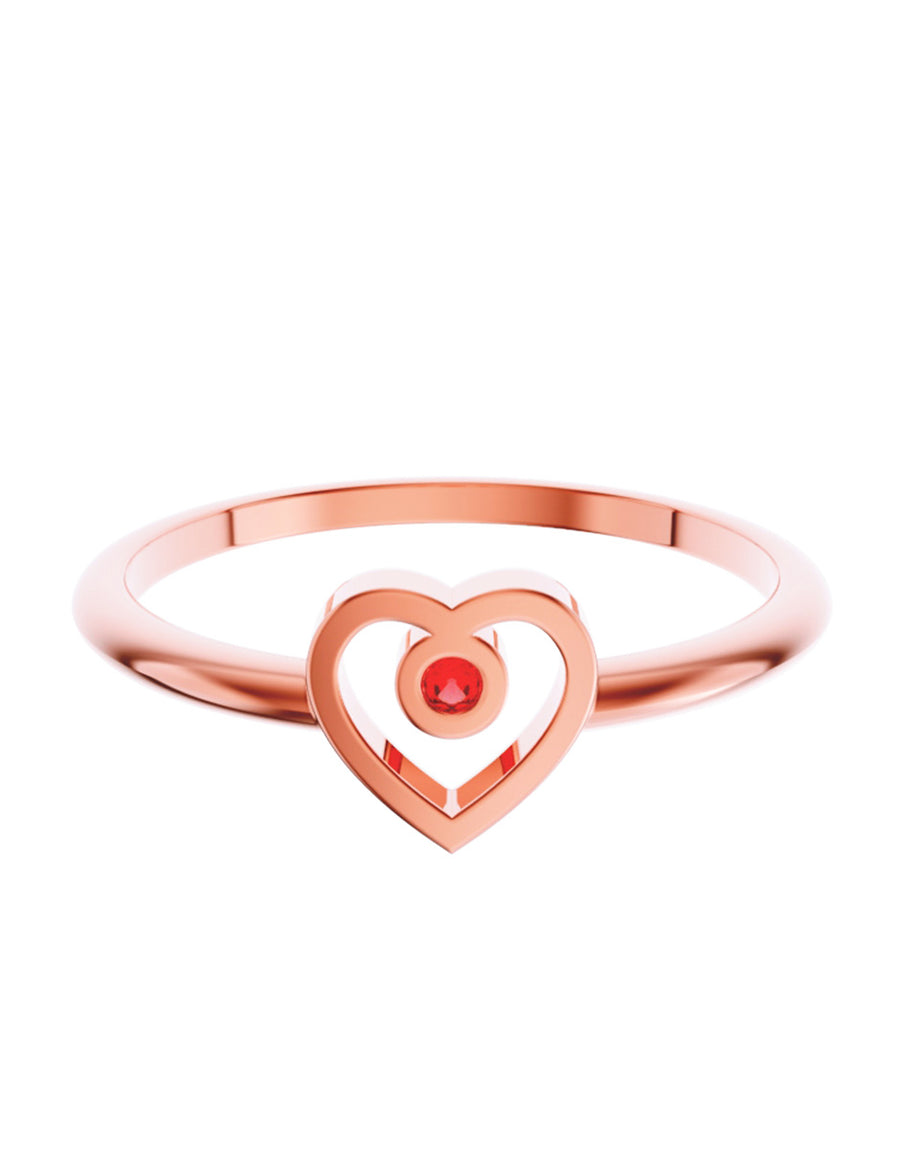 ANILLO DE ORO CON CIRCONIA