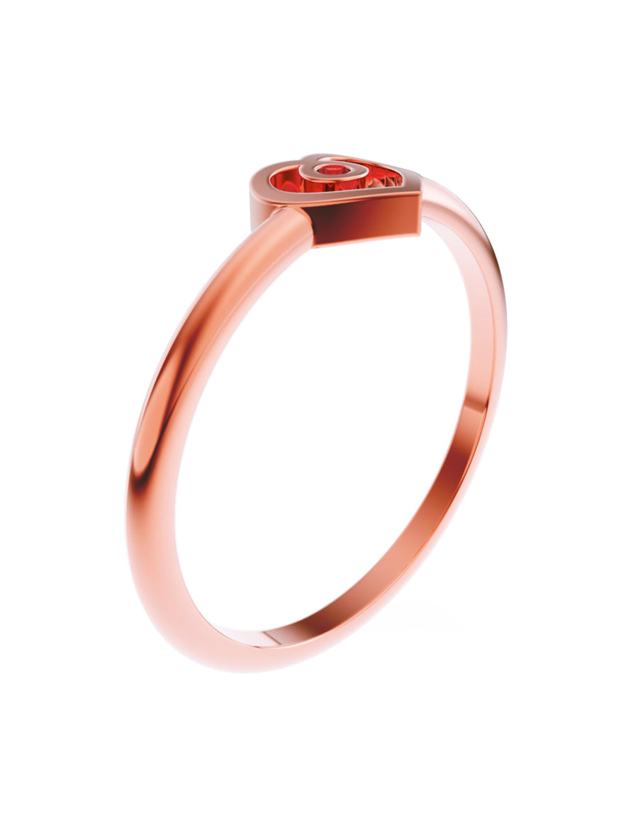 ANILLO DE ORO CON CIRCONIA