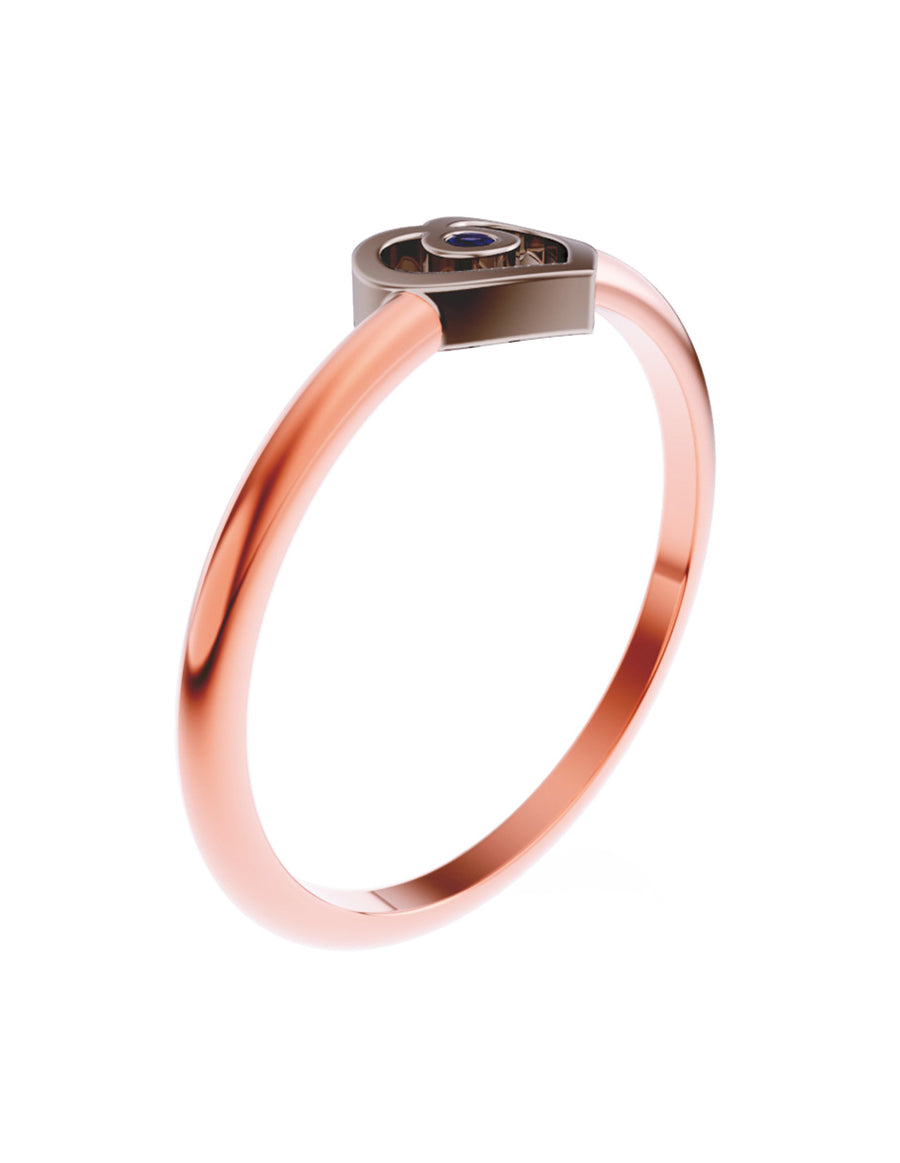 ANILLO DE ORO CON CIRCONIA