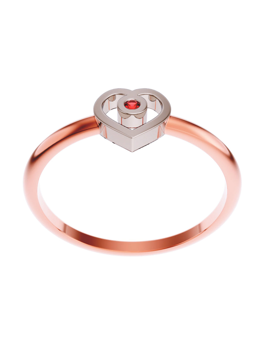 ANILLO DE ORO CON CIRCONIA