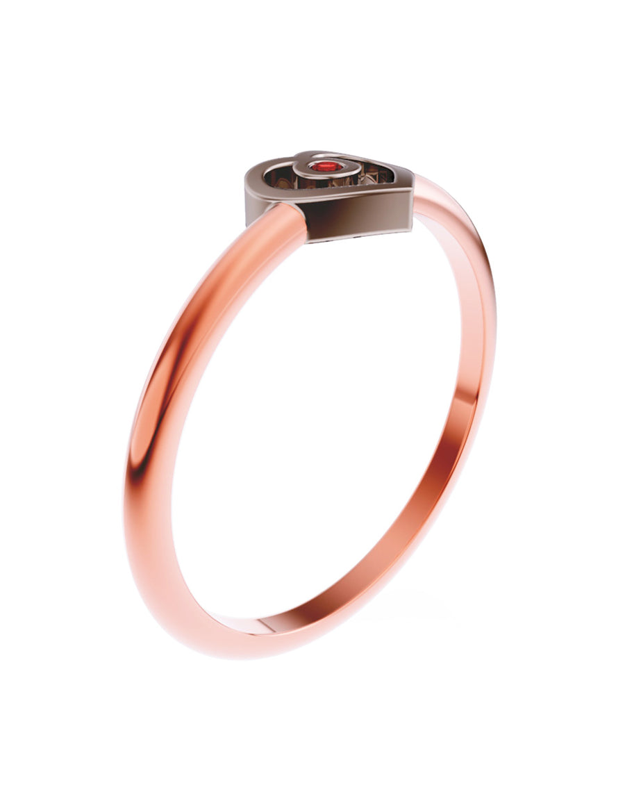 ANILLO DE ORO CON CIRCONIA