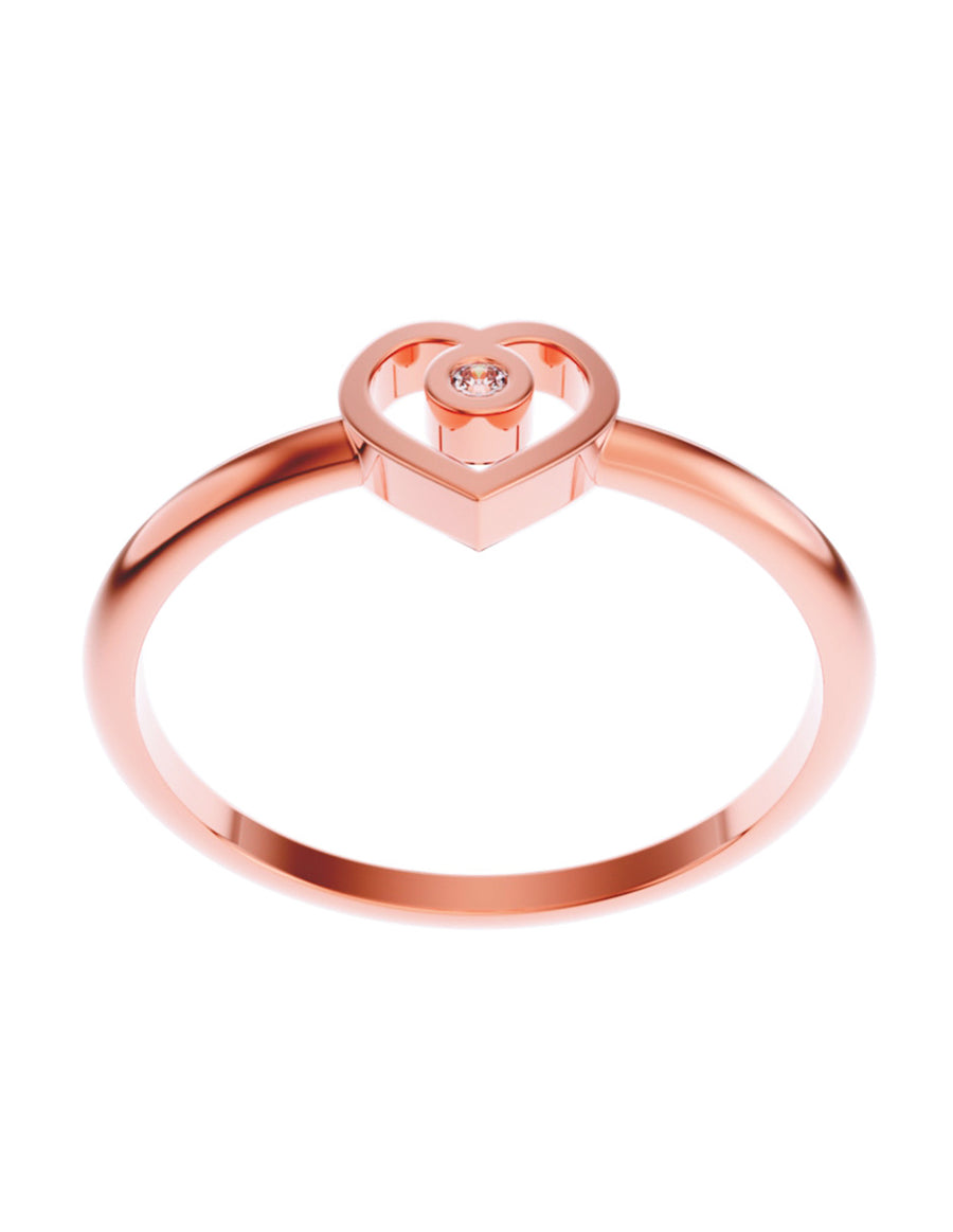 ANILLO DE ORO CON CIRCONIA