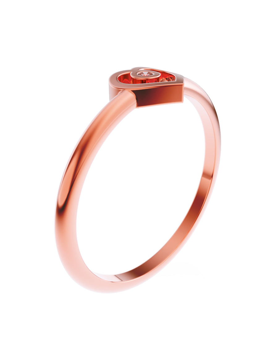 ANILLO DE ORO CON CIRCONIA