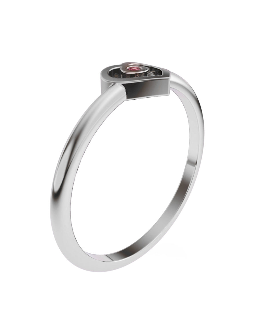 ANILLO DE ORO CON CIRCONIA