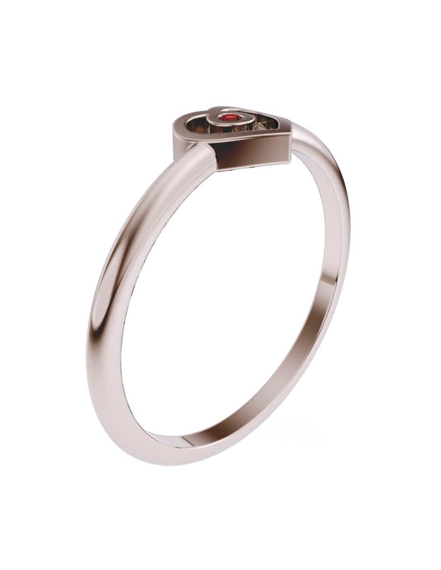 ANILLO DE ORO CON CIRCONIA