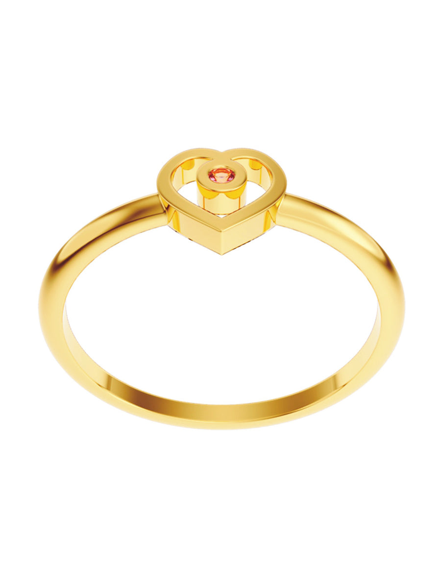 ANILLO DE ORO CON CIRCONIA