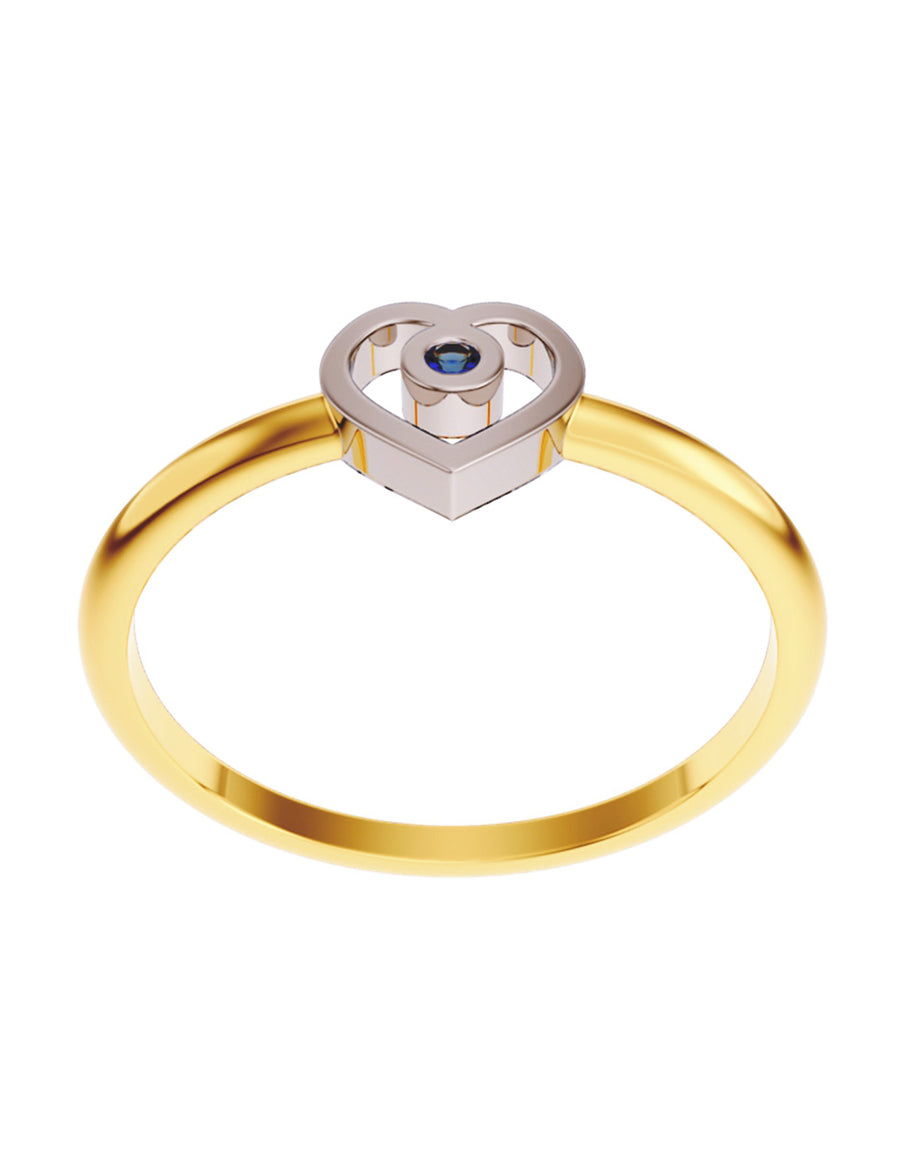 ANILLO DE ORO CON CIRCONIA