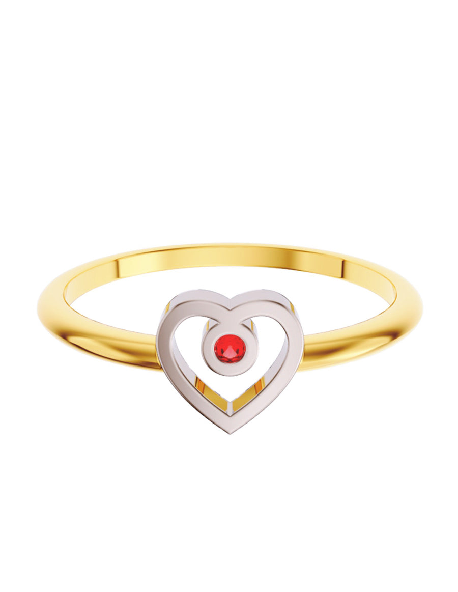 ANILLO DE ORO CON CIRCONIA