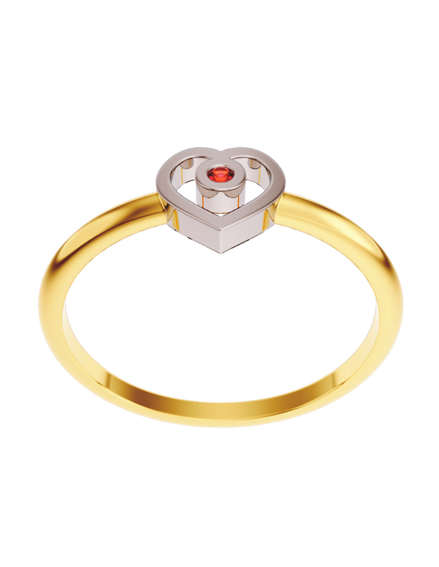 ANILLO DE ORO CON CIRCONIA