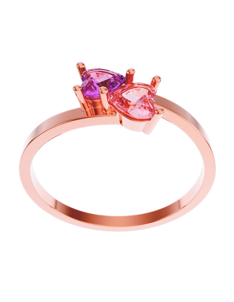 ANILLO DE ORO CON CIRCONIA