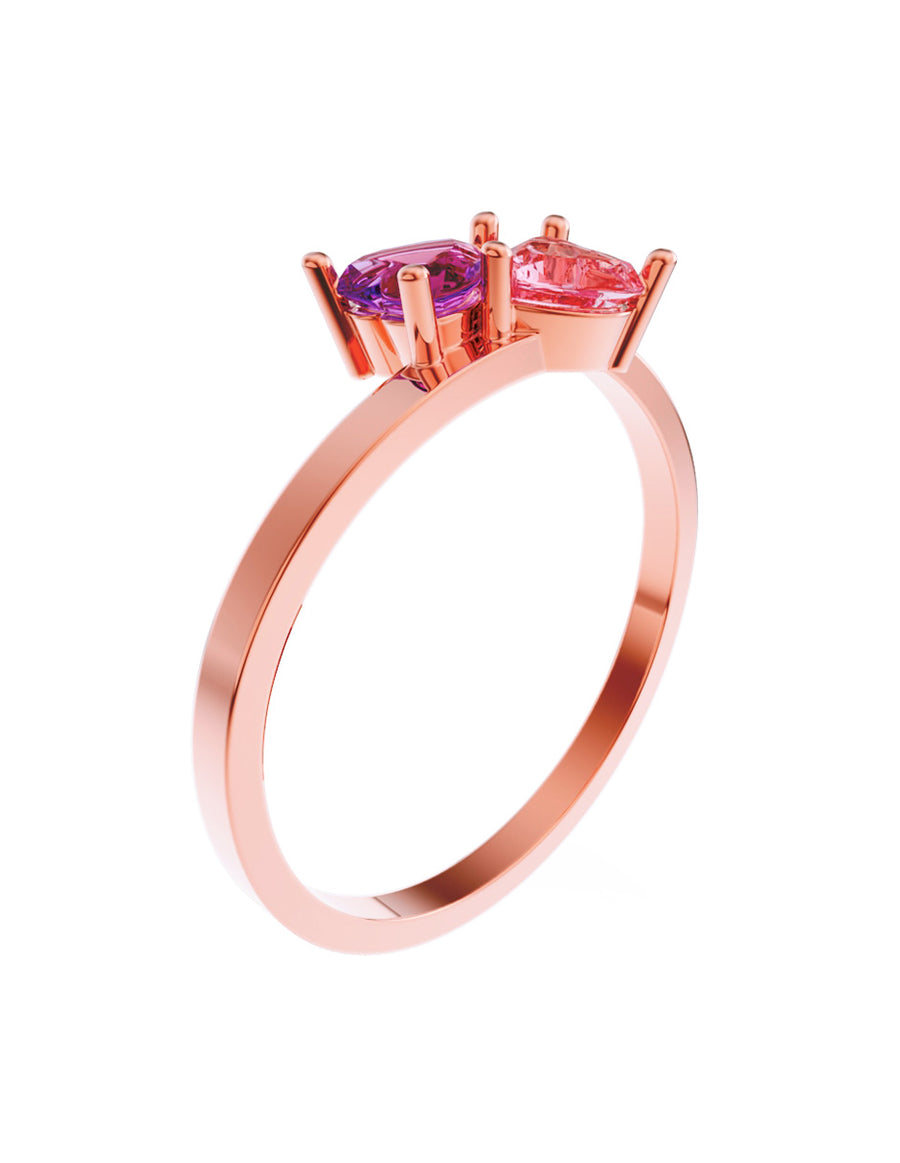 ANILLO DE ORO CON CIRCONIA