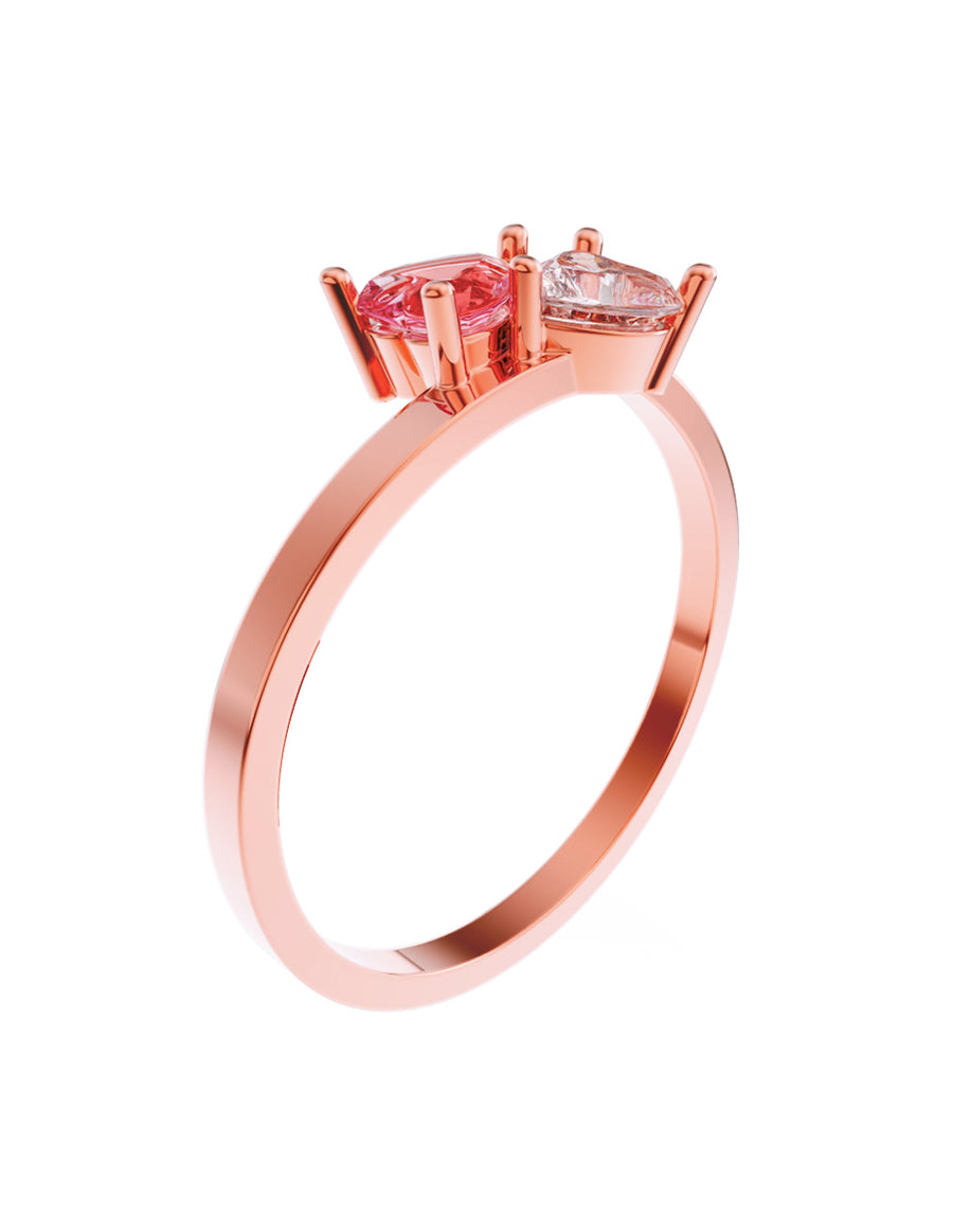 ANILLO DE ORO CON CIRCONIA