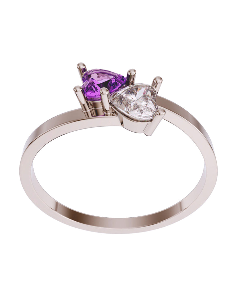 ANILLO DE ORO CON CIRCONIA