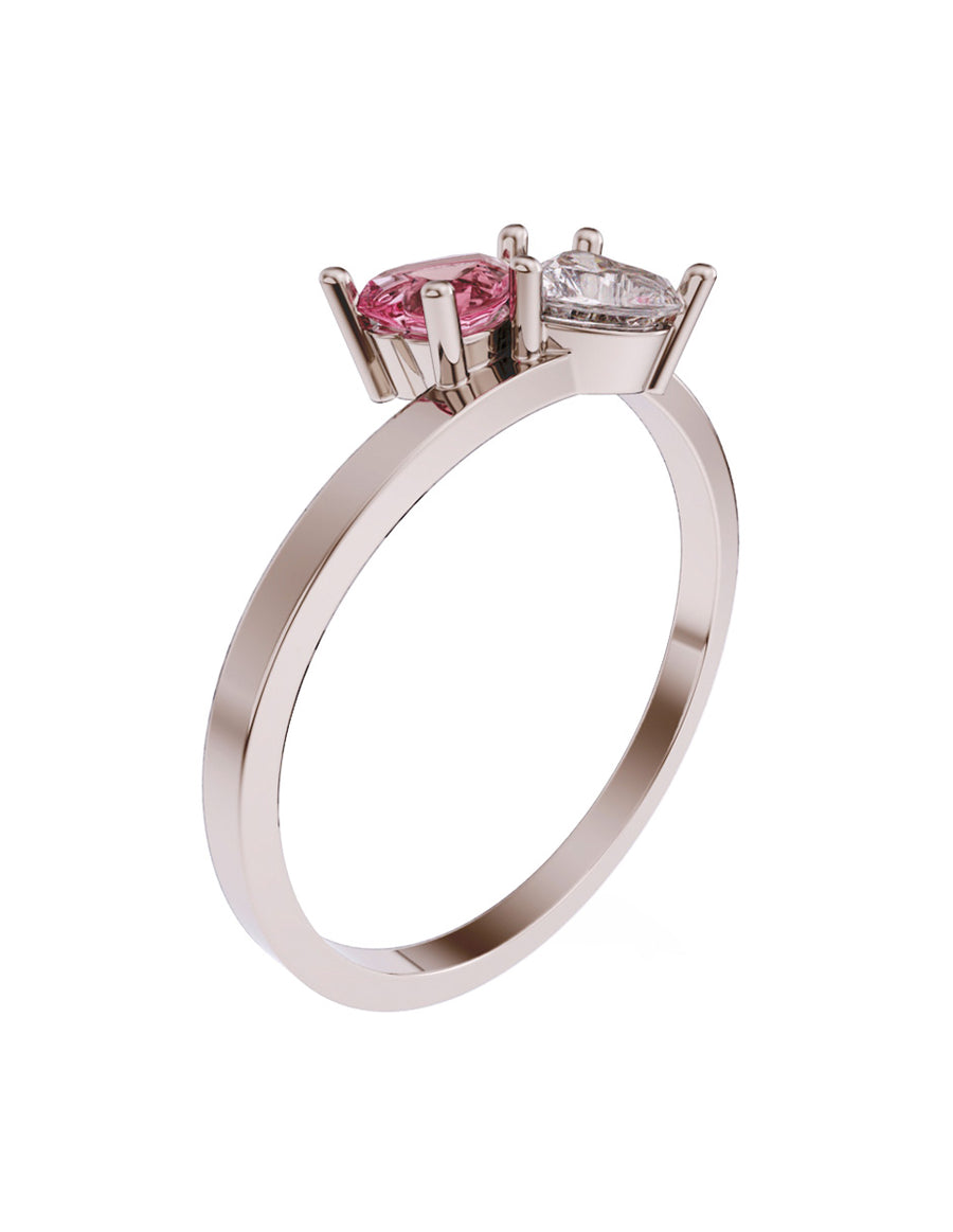 ANILLO DE ORO CON CIRCONIA