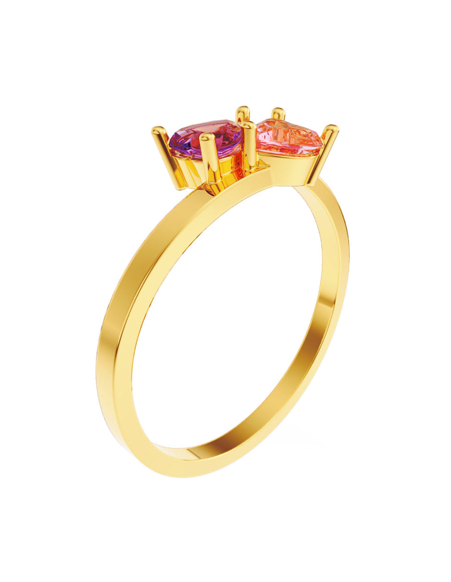 ANILLO DE ORO CON CIRCONIA