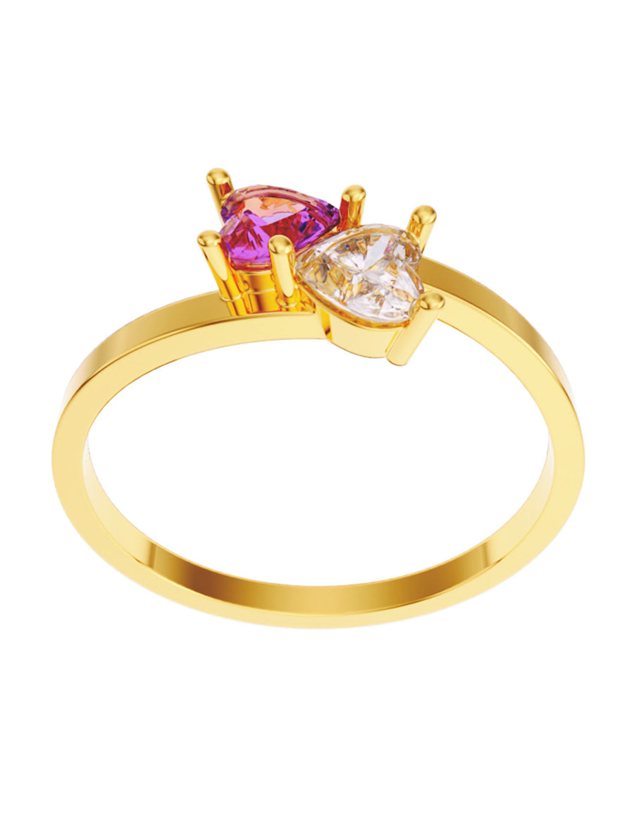 ANILLO DE ORO CON CIRCONIA