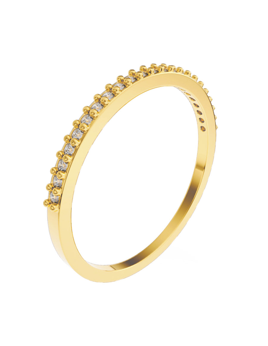 ANILLO DE ORO CON CIRCONIA