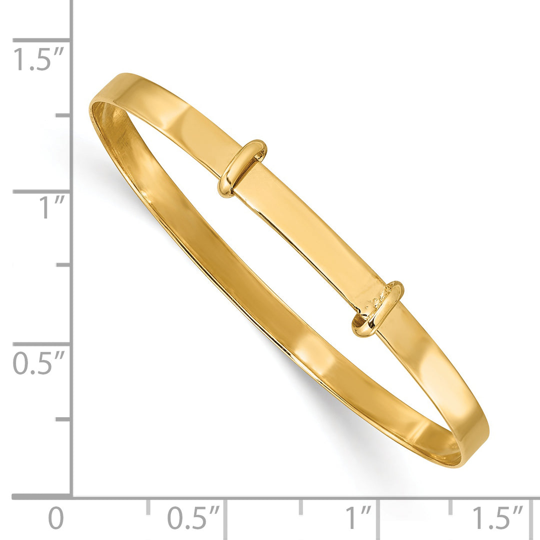 Madi K Polished 14K Yellow Gold Expandable Baby Bracelet