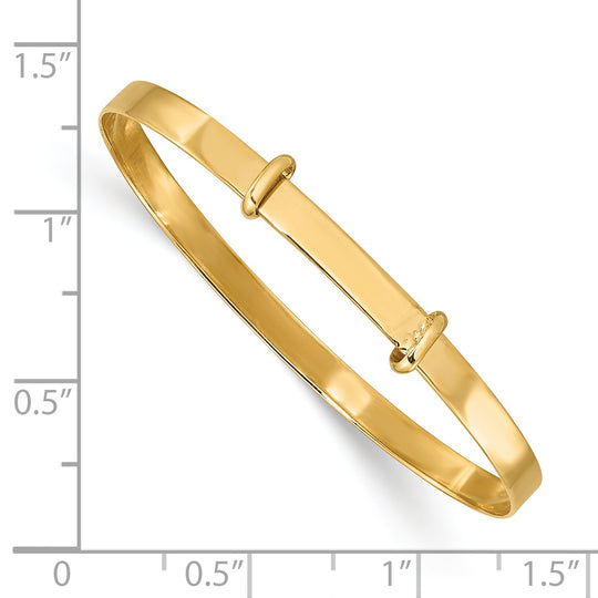Madi K Polished 14K Yellow Gold Expandable Baby Bracelet