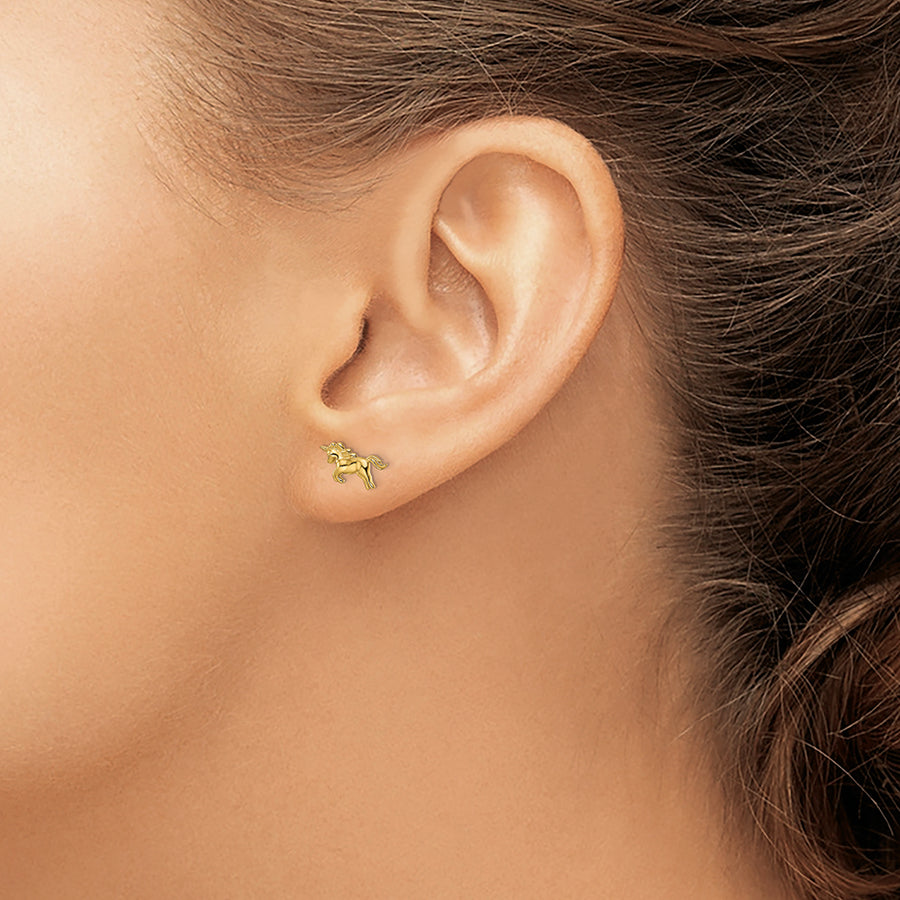 Aretes de Unicornio Madi K de Oro de 14k (con poste)