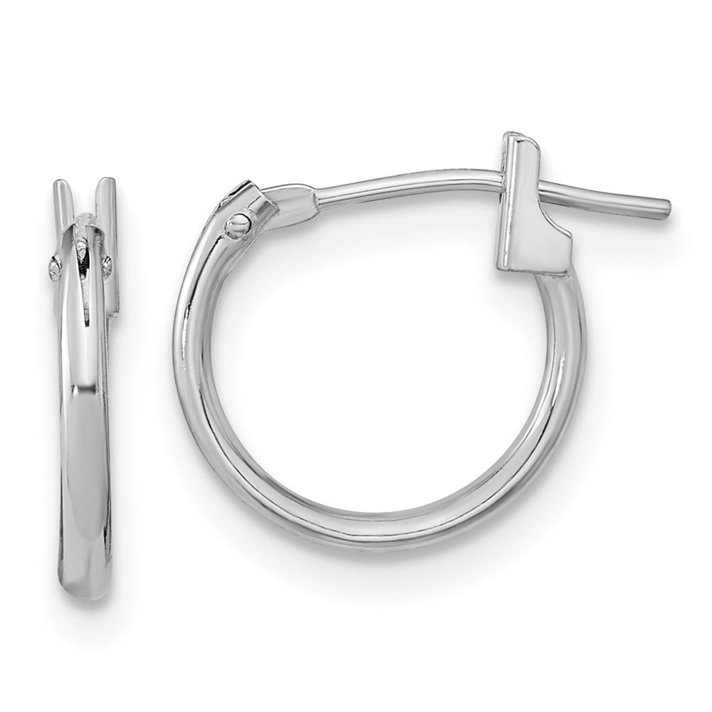 Aretes de Aro Madi K en Oro Blanco de 14K