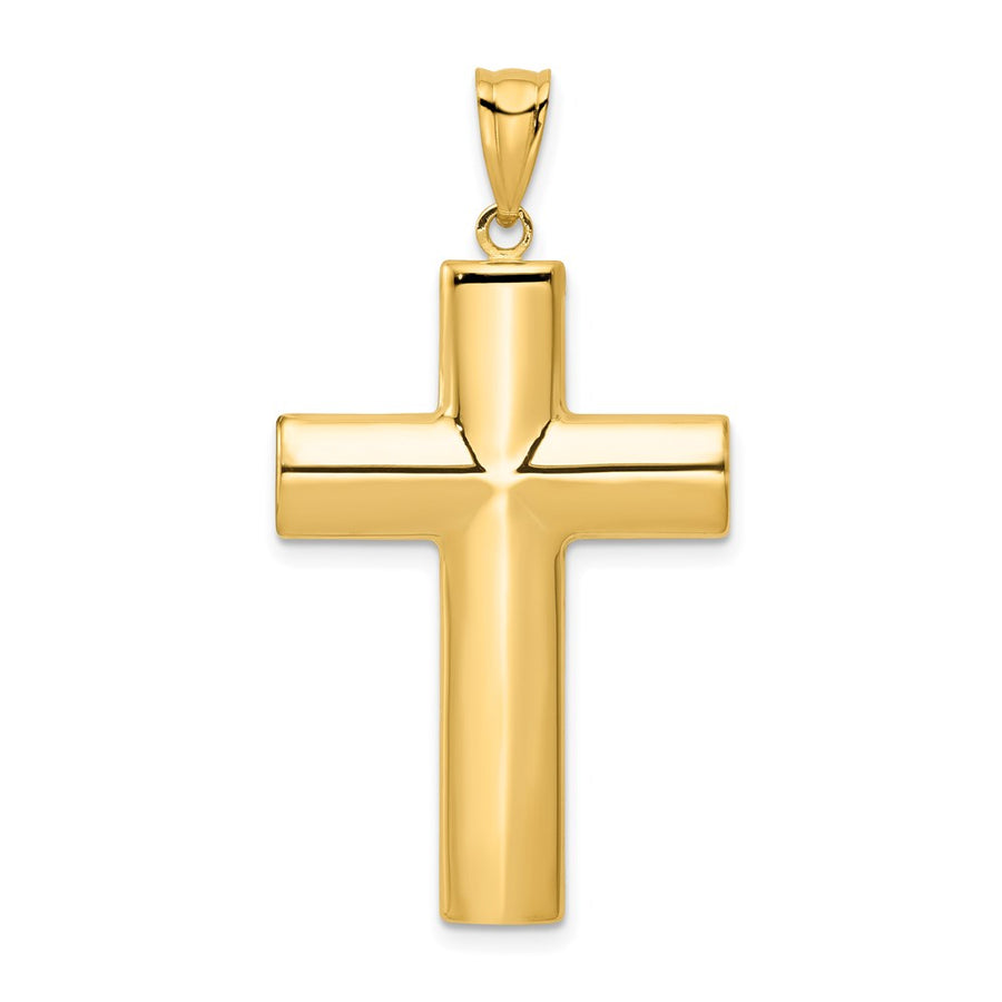 Colgante Cruz Hueca en Oro Amarillo de 14k