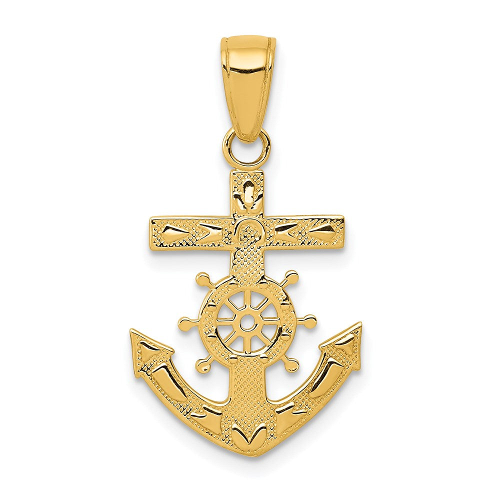 Colgante Cruz del Marinero en Oro de 14k