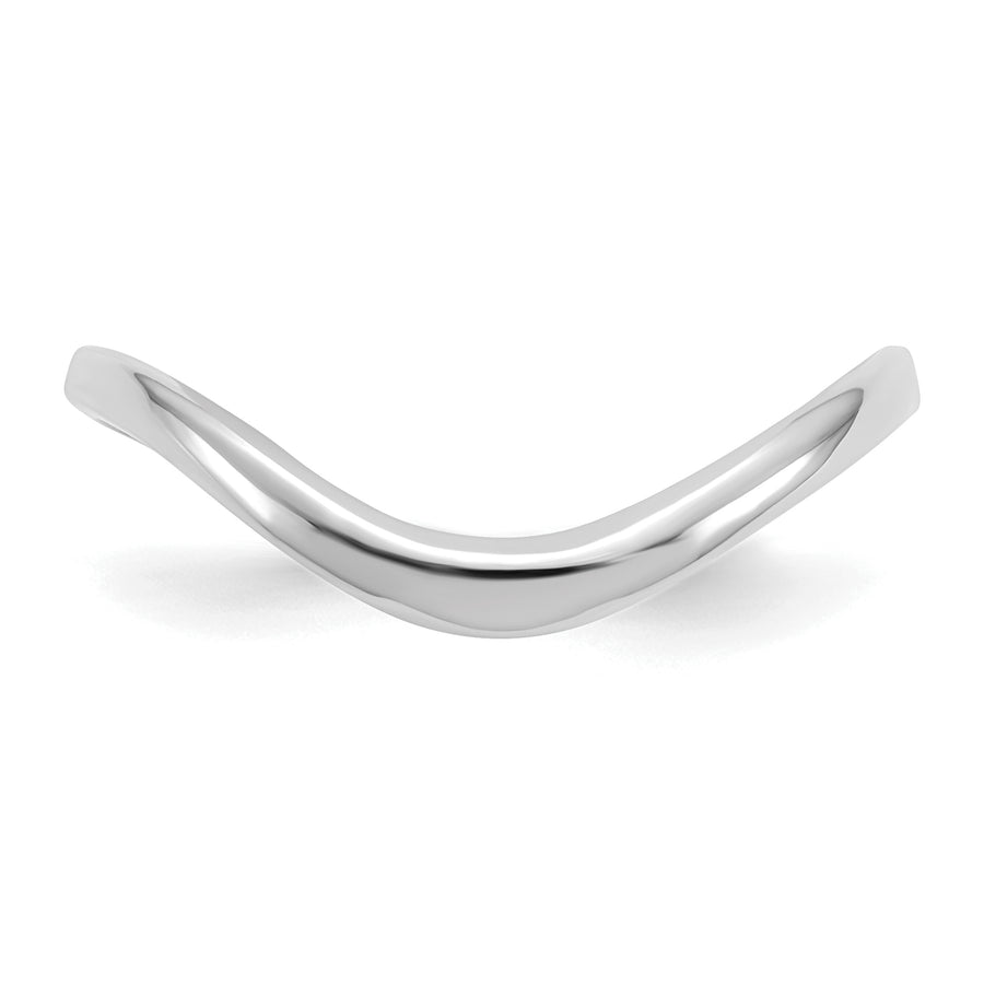 Anillo Ondulado de Moda para Pulgar en Oro Pulido de 14k