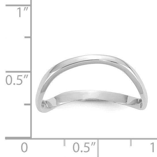 Anillo Ondulado de Moda para Pulgar en Oro Pulido de 14k