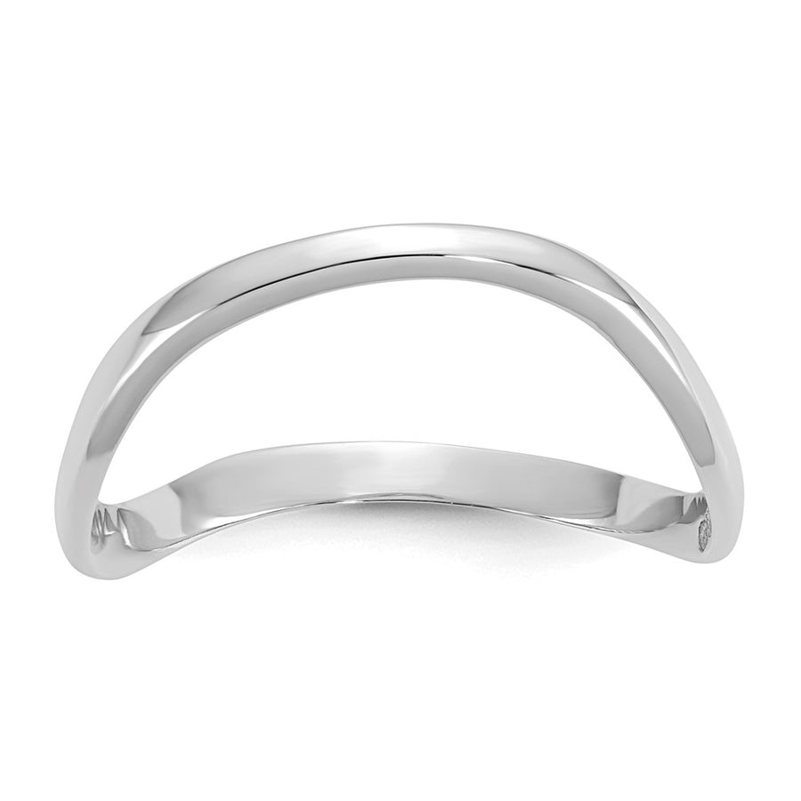 Anillo Ondulado de Moda para Pulgar en Oro Pulido de 14k