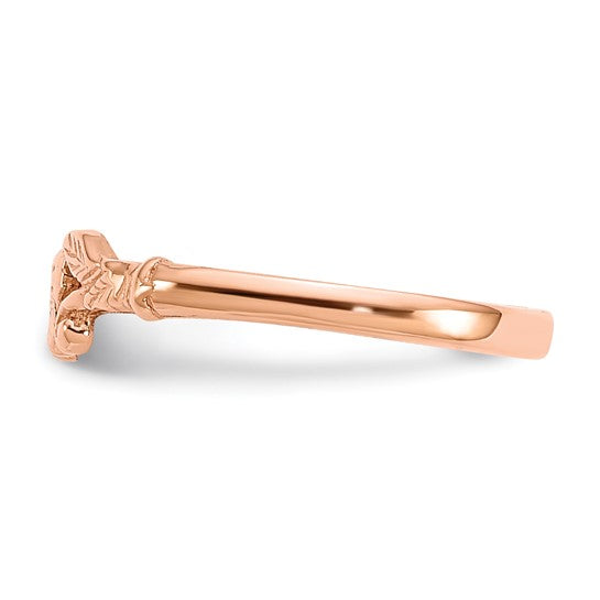 Anillo Corazón para Bebé en Oro de 14k