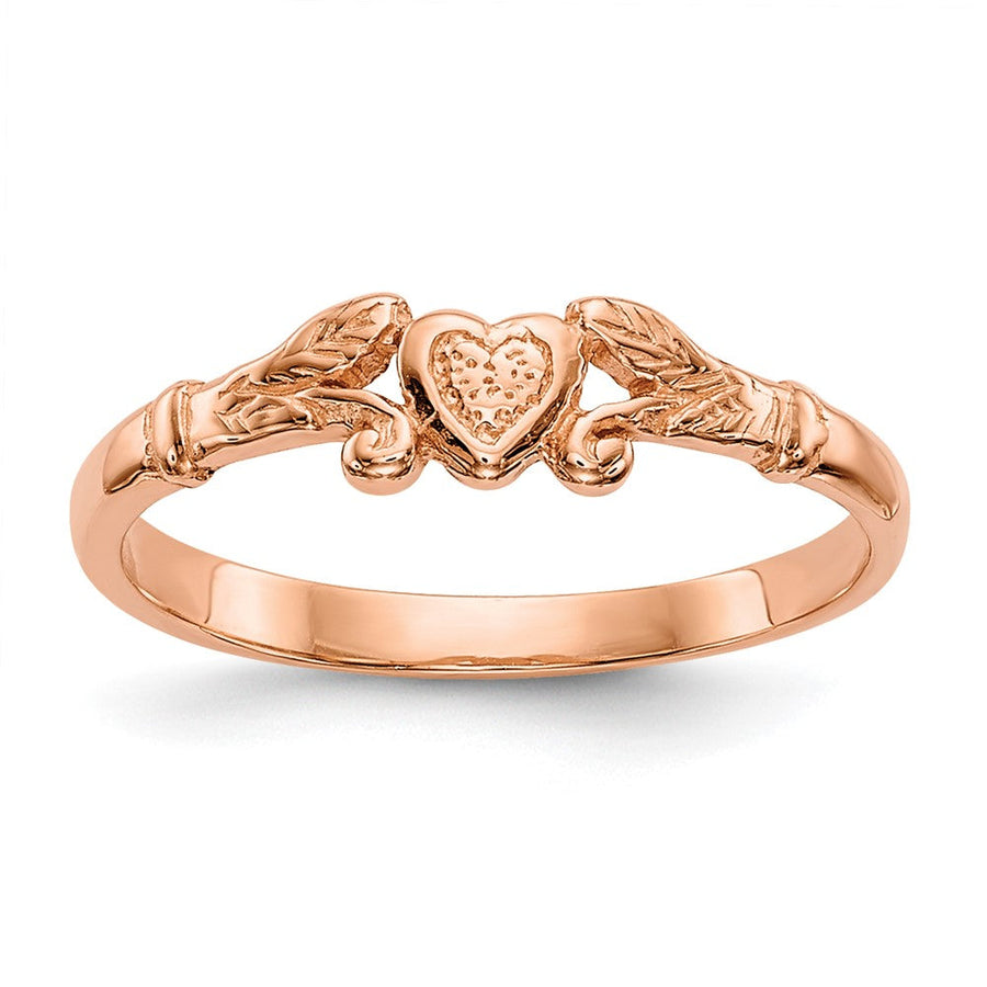 Anillo Corazón para Bebé en Oro de 14k