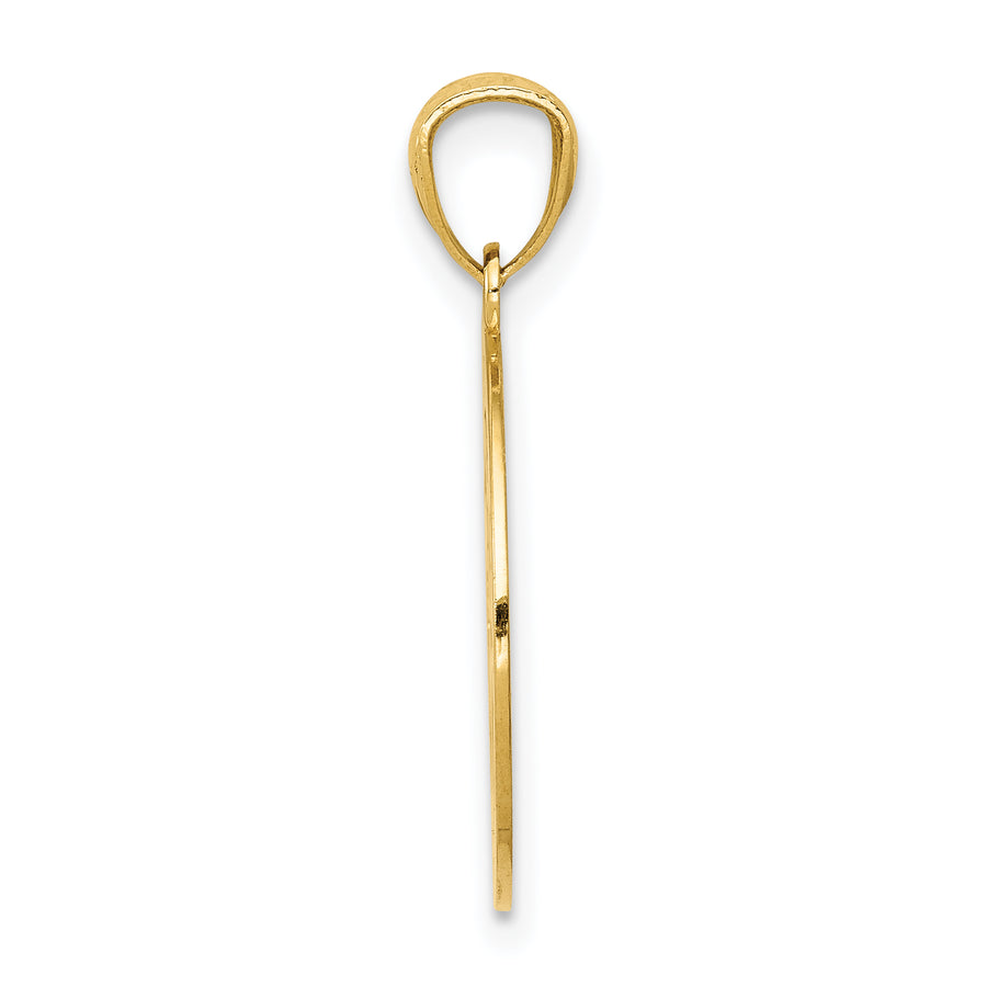 Colgante de Árbol "Una Familia Muchos Corazones" en Oro Pulido de 14K