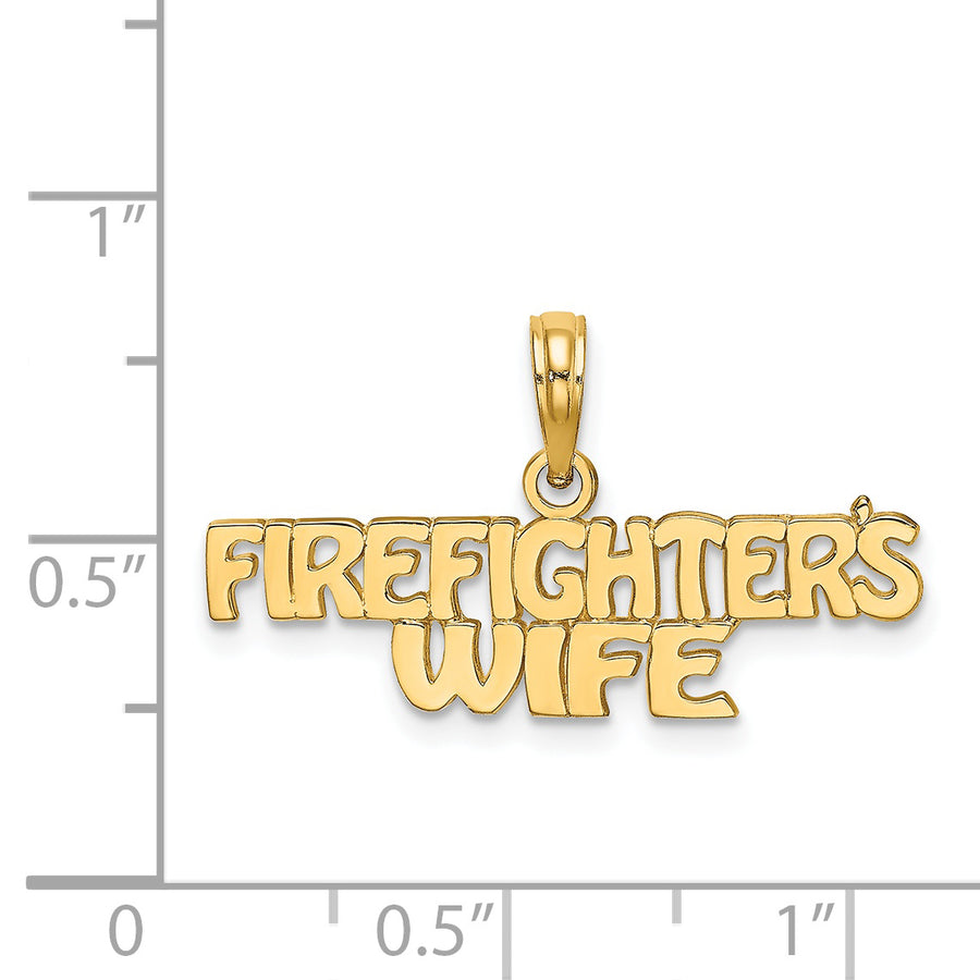 Colgante "Firefighter's Wife" en Oro Amarillo de 14K