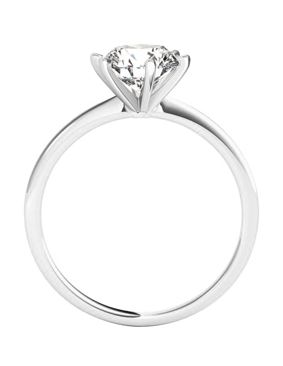 ANILLO DE COMPROMISO DE ORO 18K CON DIAMANTE DE LABORATORIO (SUSTENTABLE) 1 D VVS2 IGI- LG598341854