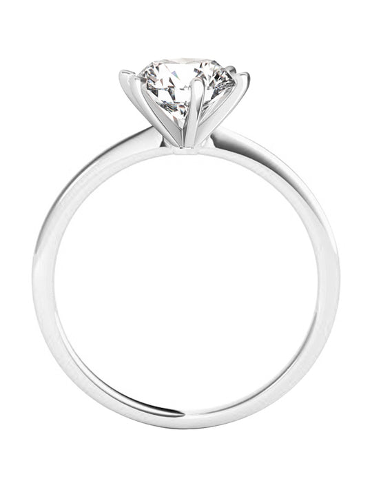 ANILLO DE COMPROMISO DE ORO 18K CON DIAMANTE DE LABORATORIO (SUSTENTABLE) 1 D VVS2 IGI- LG598341854